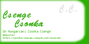 csenge csonka business card